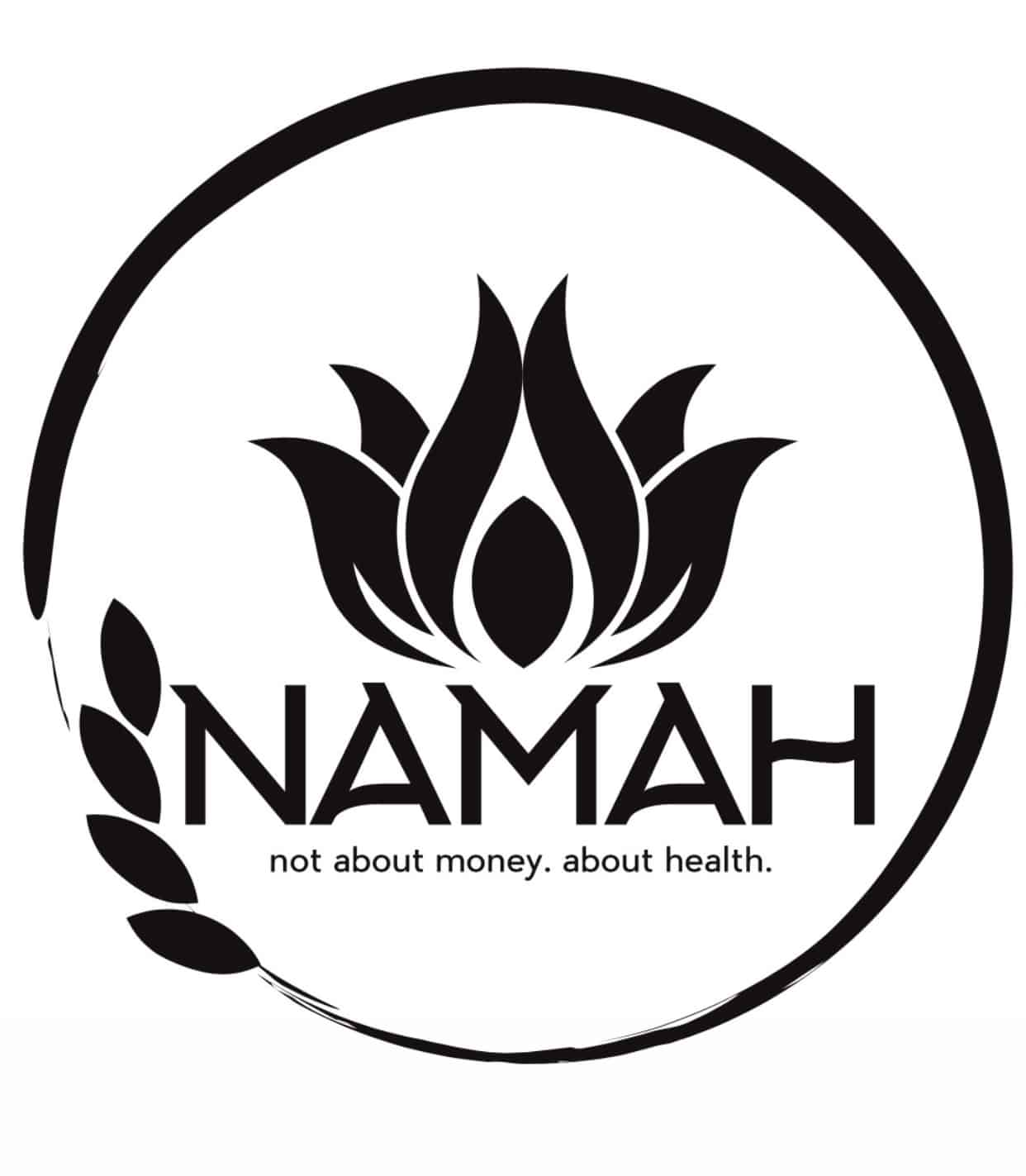 The official logo of NAMAH which is an herbal remedy store in Oklahoma